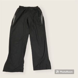 Champion Men’s Large Lightweight Track Windbreaker Pants Black / Grey